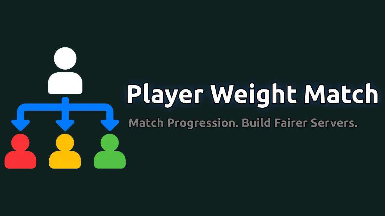 Player Weight Match — Match Progression. Build Fairer Servers.